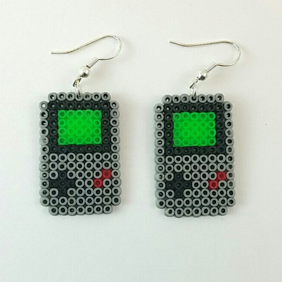 Nintendo GameBoy Earrings Handmade Hypoallergenic - Picture 1 of 3